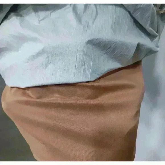 Amanda Uprichard Women's Metallic Copper Sleeveless Party Dress M Fairy - Picture 8 of 8